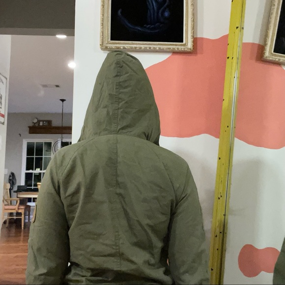 Fjallraven Greenland Parka womens size xs military green - Picture 7 of 8